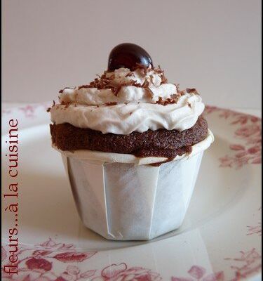 Cupcakes façon forêt noire...