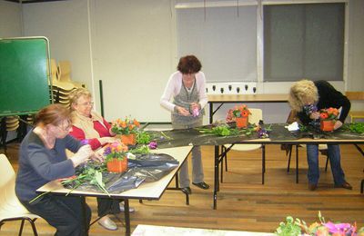 Atelier art floral lundi 20 mai 19h