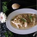 AIGUILLETTES DE POULET & CRÈME AU CITRON