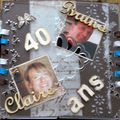 Les 40 ans de Claire et Bruno