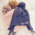 * Des bonnets pour l'hiver... Avec ce beau soleil