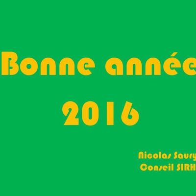 Bonne année 2016