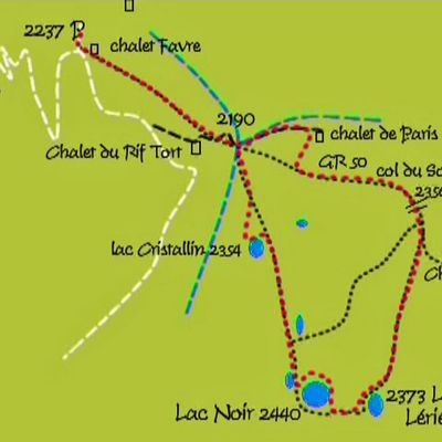 Ronde des lacs du Plateau d’Emparis 2450 m – Massif de l’Oisans