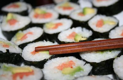 Makis saumon avocat