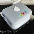 Gâteau ordinateur Mac Apple