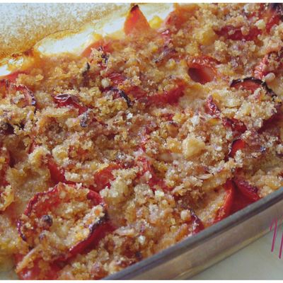 crumble de tomates.