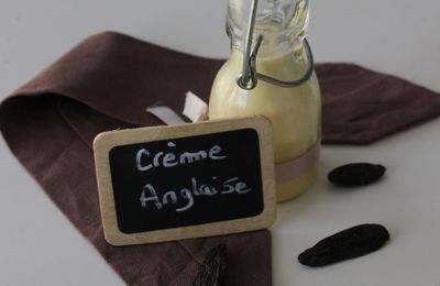 Crème anglaise à la fève tonka