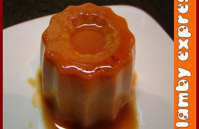 Flan caramel "Flamby " à l'agar agar