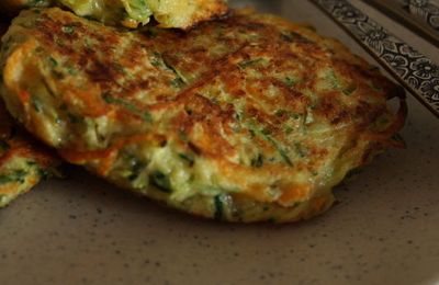 Pancakes sales carottes/courgettes