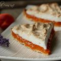 Tarte aux abricots meringuée