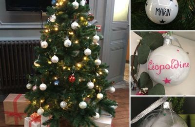 Déco : boules de noël personnalisées pour votre sapin ou à offrir !