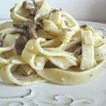 Tagliatelles aux truffes mais sans truffes pour la saint valentin!