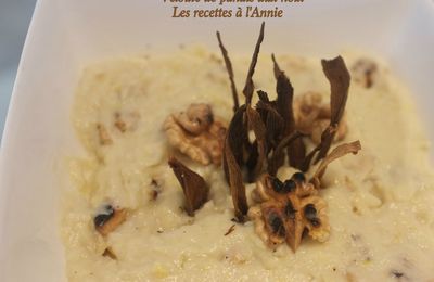 Velouté de panais aux noix