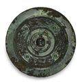 A bronze 'dragon and tiger' mirror, Han dynasty (206 B.C.E.-220 C.E.)