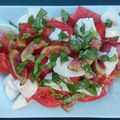 Salade de tomates et figues