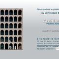 invitation au vernissage de Architecture 2 le 11octobre 2011