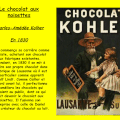 le chocolat aux noisettes, en 1830