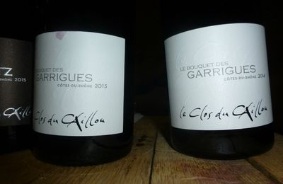 Domaine du Clos du Caillou : Côtes-du-Rhône : Le Bouquet des Garrigues, Les Quartz, La Réserve : millésime 2015