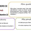 Carnet de bord du 30 novembre au 06 décembre 2022