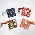 Porte-clés "mini sac" pour jetons ou monnaie à accrocher aux clés ou au sac, idée cadeau originale et pour petit budget