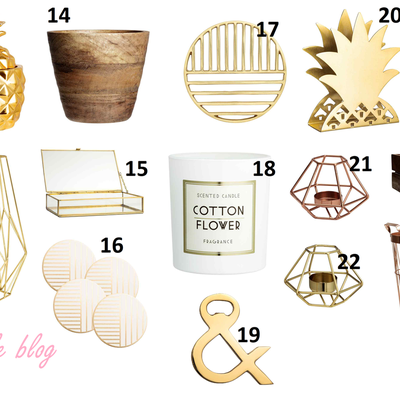 Mon shopping déco chez H&M Home (Décembre 2016)