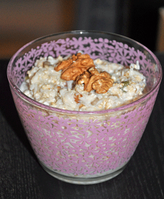 Muesli aux Poires et aux Noix (à préparer la veille) GP