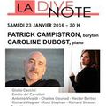 Patrick Campistron, Caroline Dubost, récital