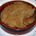 Crumble Pommes Poires Spéculos