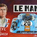 le mans SMCQUEEN ( gouache )