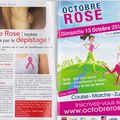 OCTOBRE ROSE A Angers Dimanche 13 OCTOBRE