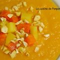 Soupe au panais, carotte et céleri rave, vegan