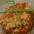 Ratatouille toute ronde en crumble