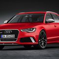 Audi dévoile les détails de la RS6 2013 (CPA)