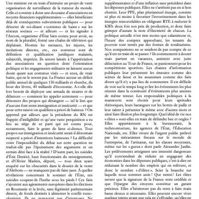 Que sont-ils en train de faire de notre pays? 