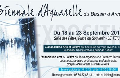 Exposition en gironde : Biennale d'Aquarelle d'Arcachon bassin