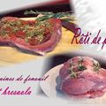 Rôti de porc farci aux graines de fenouil et bresaola