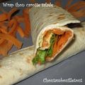 Wrap thon, carotte et salade