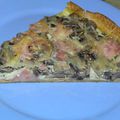 Buffet Anniversaire #6 / Tarte : jambon champignons