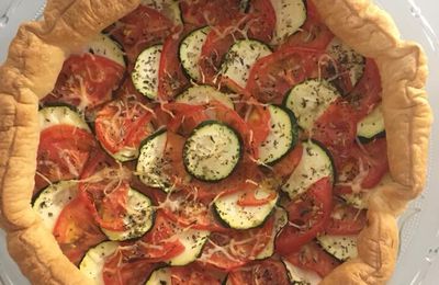 Tarte Tomates Courgettes