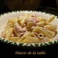 Pâtes jambon-fromage