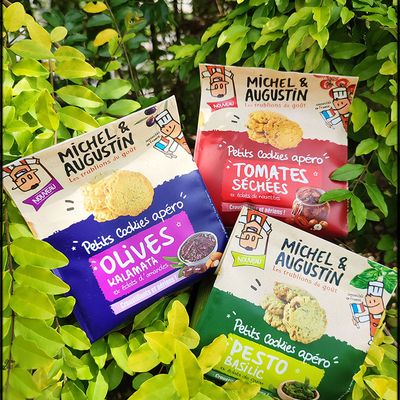 NOUVEAUTÉ APÉRO : LES PETITS COOKIES SALÉS DE MICHEL ET AUGUSTIN
