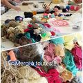 Retour d'atelier : mercredi 07/06/2023, Carrés Tricotés