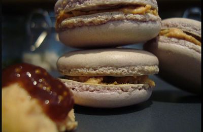 Macarons foie gras et figues