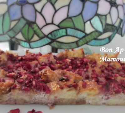 Gâteau pudding à la grenade, fête de la ste Ouine à st Malo