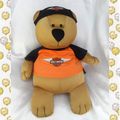  Peluche Doudou Ours Harley-Davidson