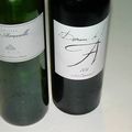 Deux vins de la rive droite du millésime 2010 en bouteille