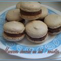 Macarons chocolat au lait / noisettes 