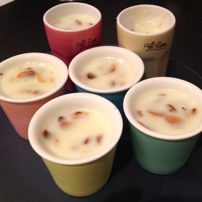 Flan libanais à la fleur d'oranger