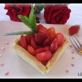 Tartelette au fraises et au yuzu