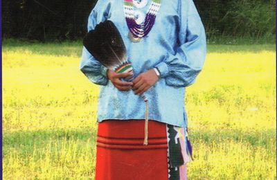 Une jeune fille de la nation Osage